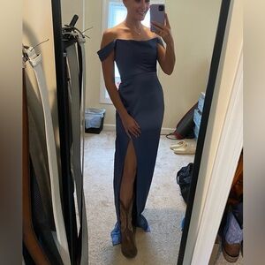 Jenny Yoo Evening Blue Dress